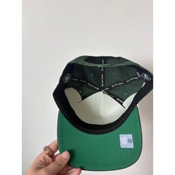 Hollister 47 Brand University of Miami Hurricanes Graphic Hat Green – One Size - Picture 5 of 5